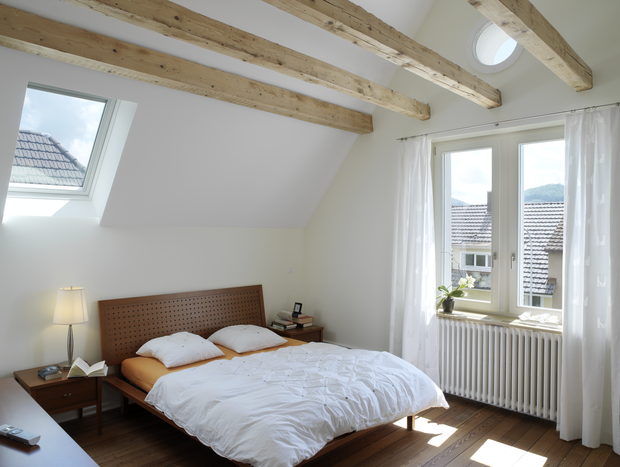 La camera da letto al secondo piano